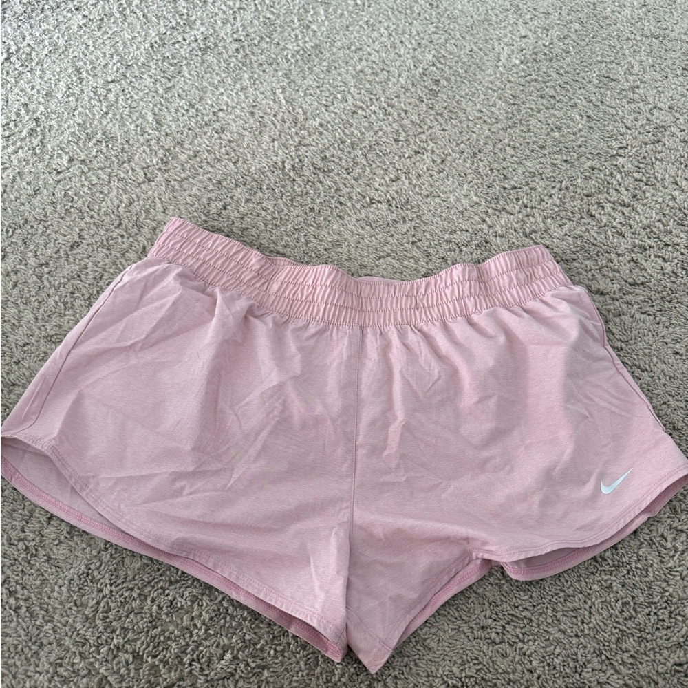 Nike Women's Soft Pink Sports Shorts